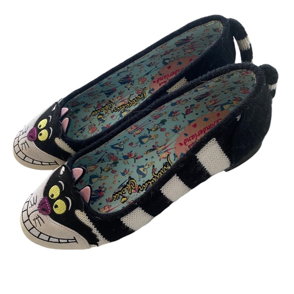 Irregular Choice’s “Alice in Wonderland” collection: Cheshire CATS flats 37 6.5 - Picture 8 of 12